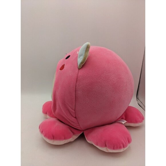 Corgi Dog in Octopus Plush Stuffed Animal Kaisiyang 9" Pink Octopus Costume - Picture 2 of 9